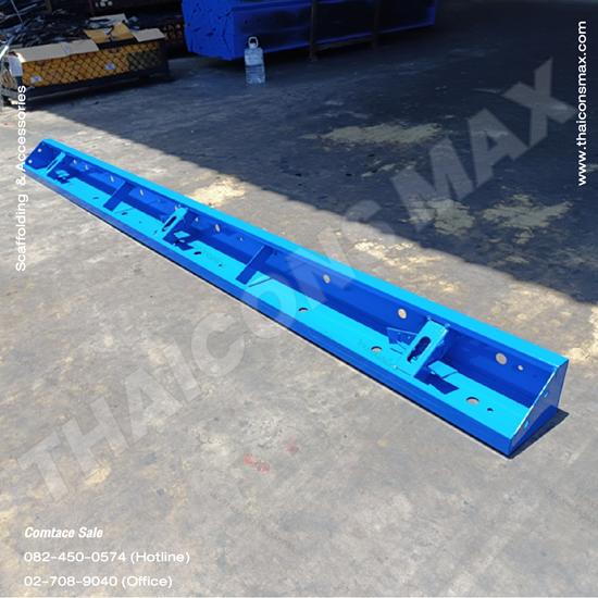 แบบเหล็กหล่อถนนสองด้าน ไม่มีบัว งานหล่อคอนกรีต หน้าเรียบ